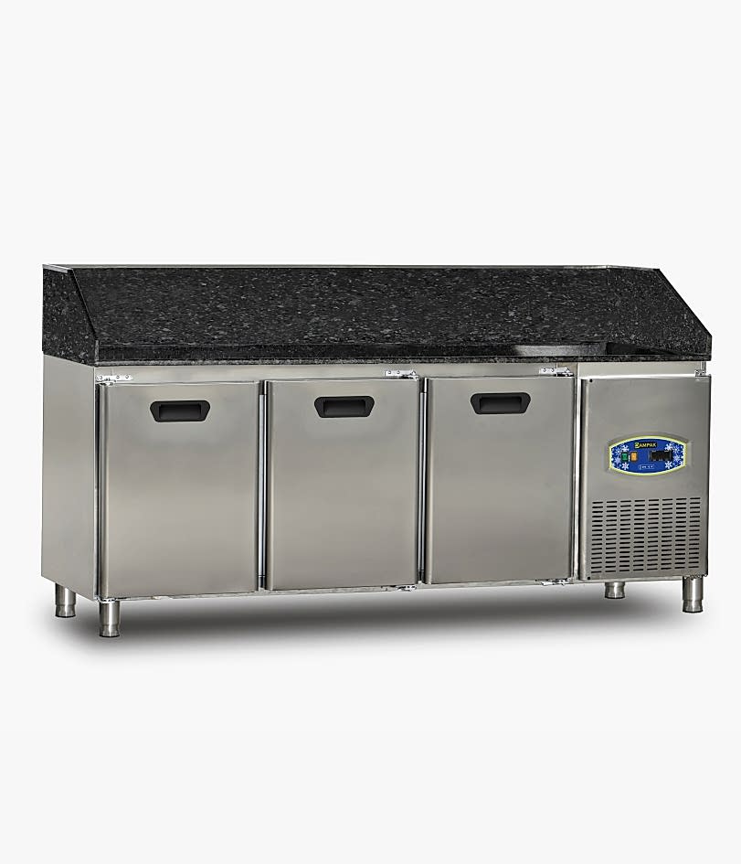 22TBF3S-70-GR Tezgah Tipi Buzdolabı Granitli, Üç Kapılı