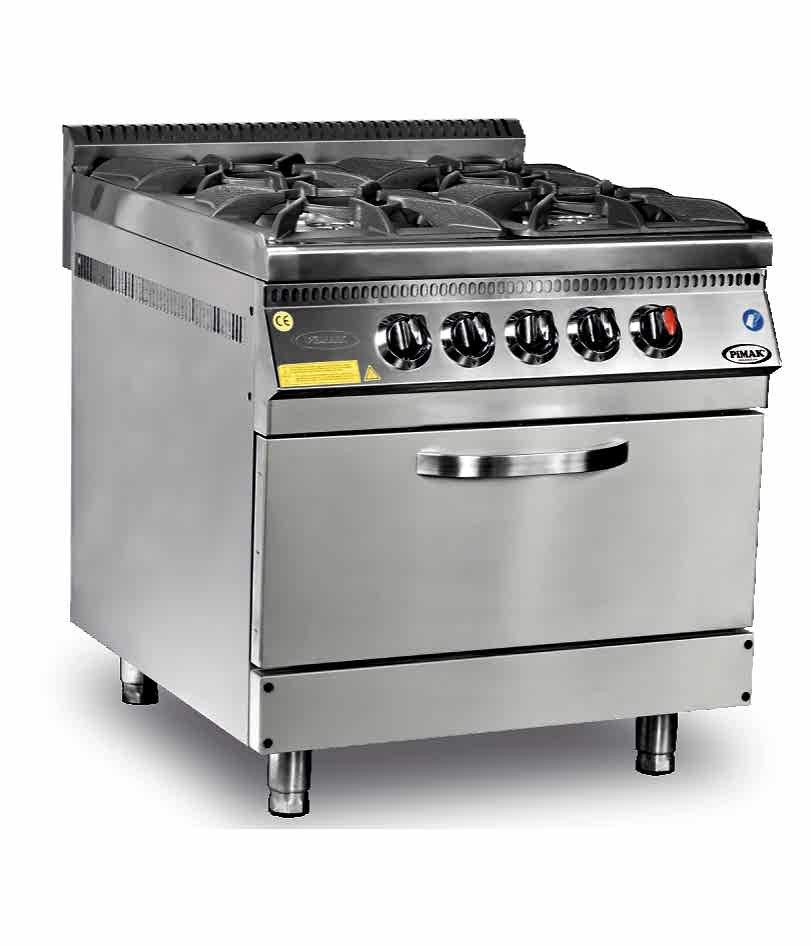 M015-4 Gazlı Kuzine