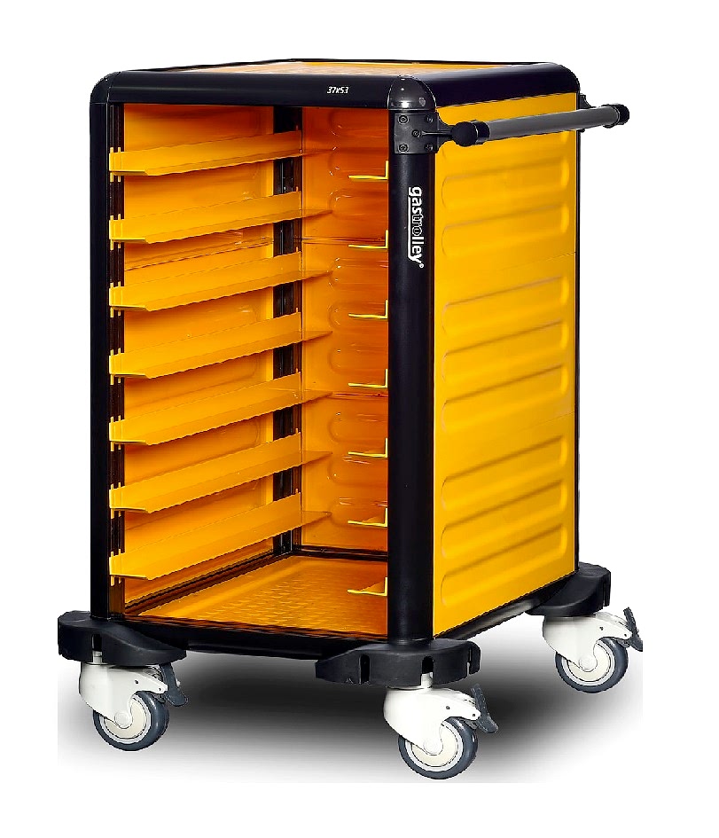 G.ST.75.S.3 Tekli Servis Tepsi Arabası 75 (2 Yanı + Arka Kapalı)