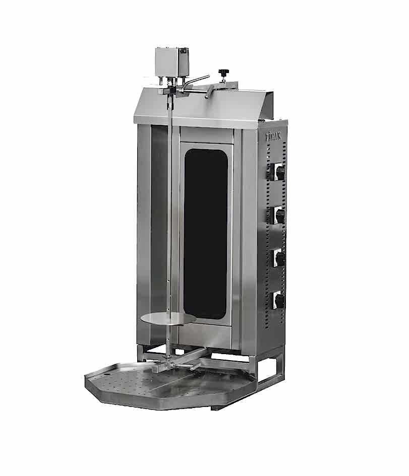 M077-4C Electrical Shawarma Machines with Top Motor