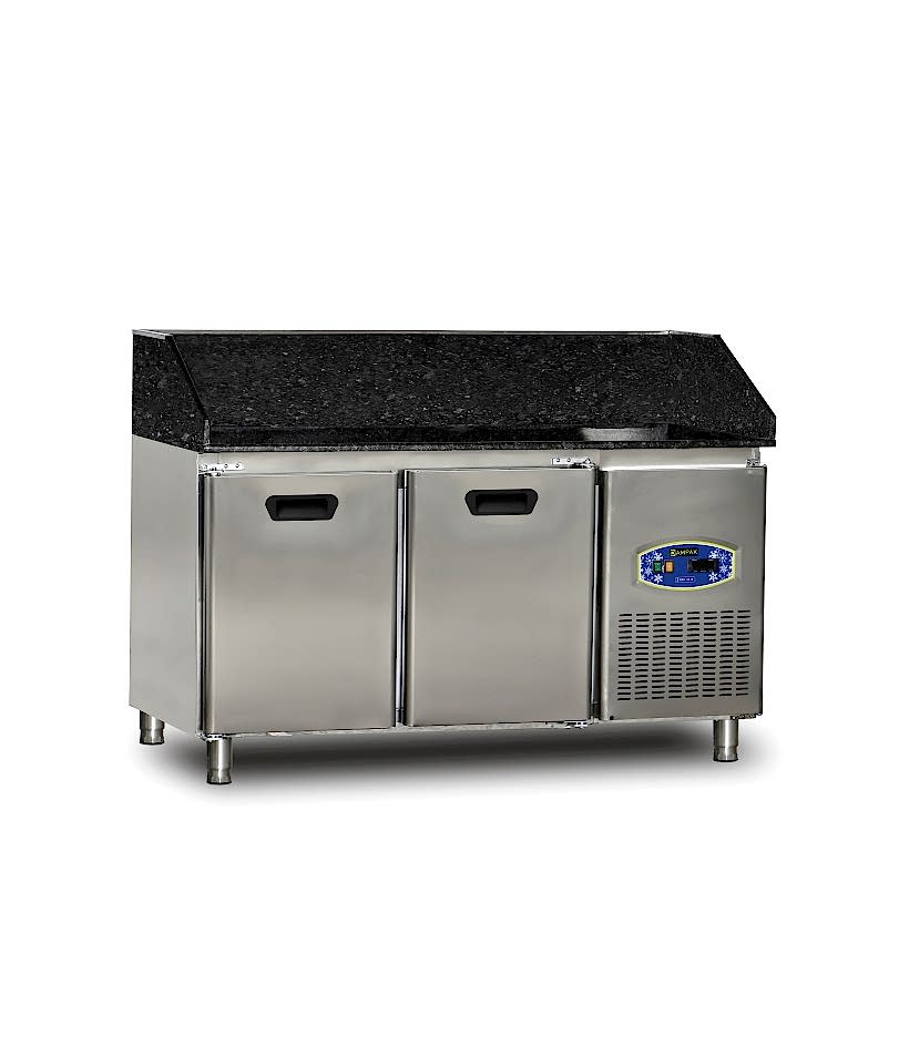 22TBF2S-70-GR Tezgah Tipi Buzdolabı Granitli, Çift Kapılı